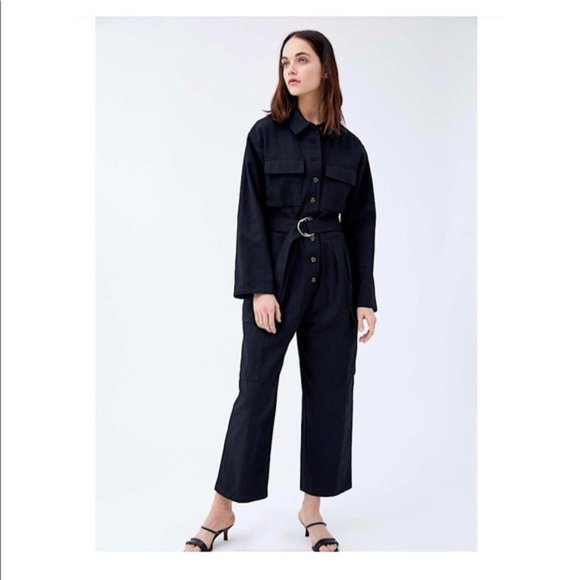Urban Outfitters Pants - UO Belted Cargo Coverall Jumpsuit